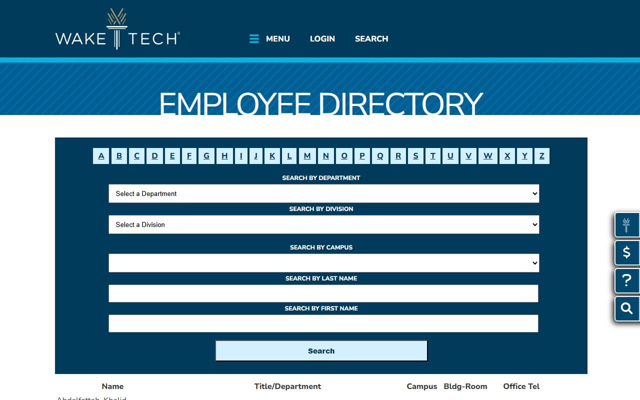 Fuquay-Varina phone directory Wake Tech employee directory