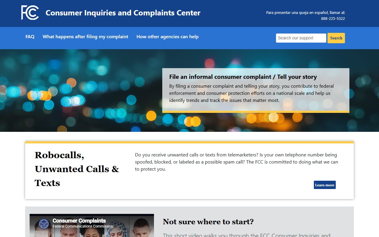 Fuquay-Varina phone numbers FCC complaint center reverse lookup source