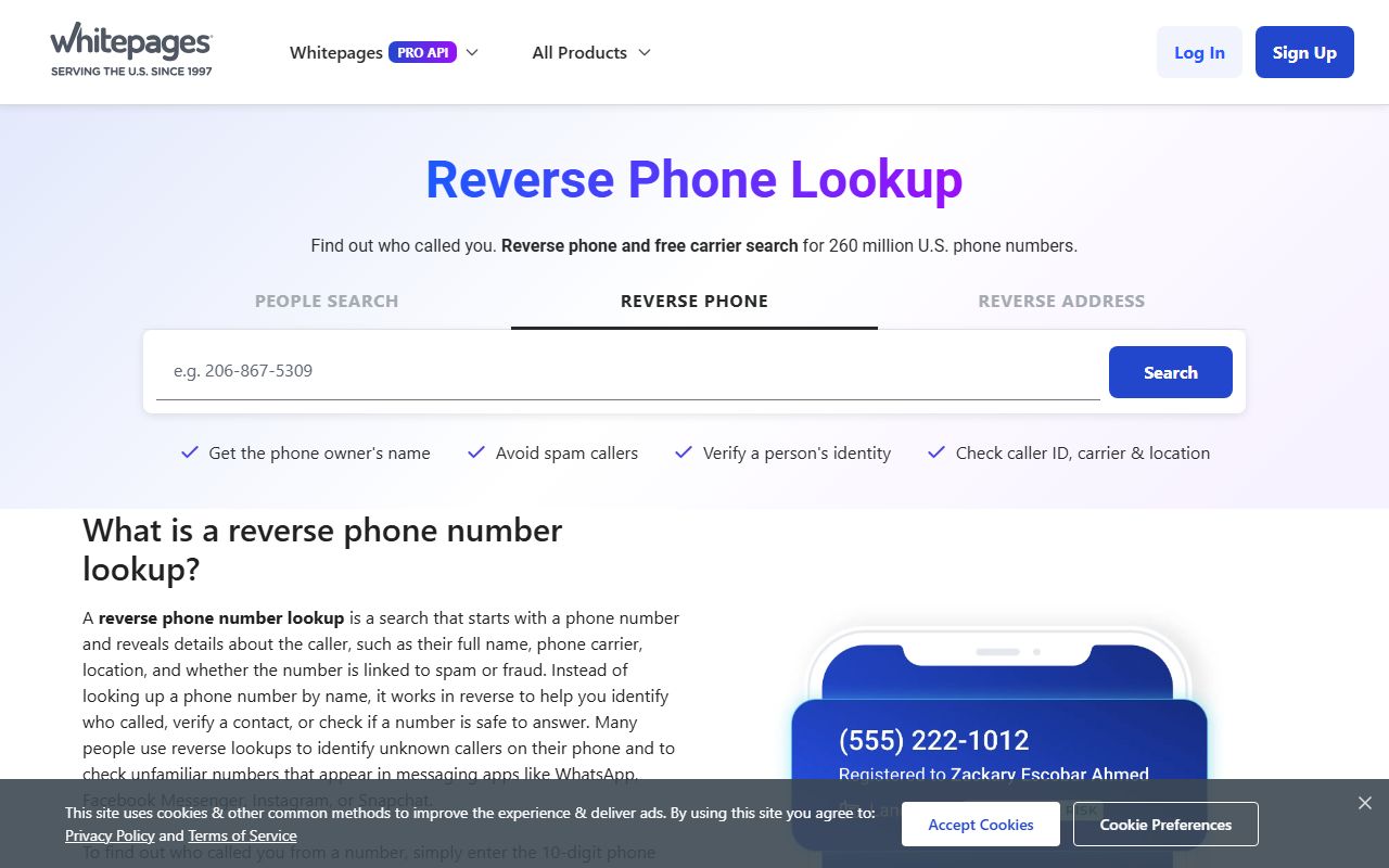 Fuquay-Varina phone numbers Whitepages reverse lookup tool